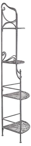 DOMINIQUE - scaffale 4 piani stile provenzale in ferro verniciato