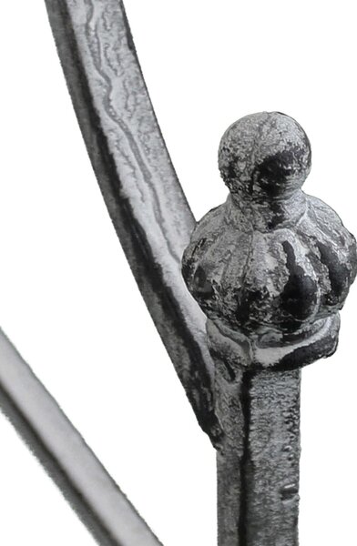 ELOÏSE - scaffale 3 piani angolare stile provenzale in ferro verniciato
