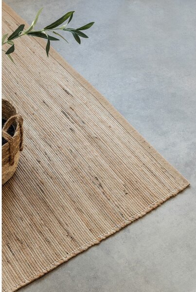 Passatoia beige in misto iuta tessuta a mano 80x200 cm Handloom – Hanse Home