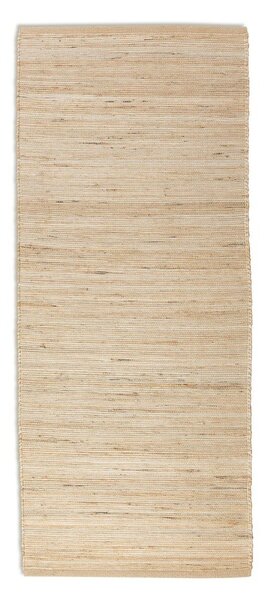 Passatoia beige in misto iuta tessuta a mano 80x200 cm Handloom – Hanse Home