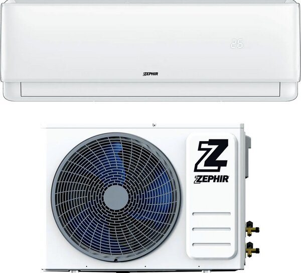 Zephir Climatizzatore 12000 Btu Inverter Monosplit Condizionatore con Pompa di Calore Classe A++/A+ R32 Wifi (Unit Interna + Unit Esterna) - ZMR 