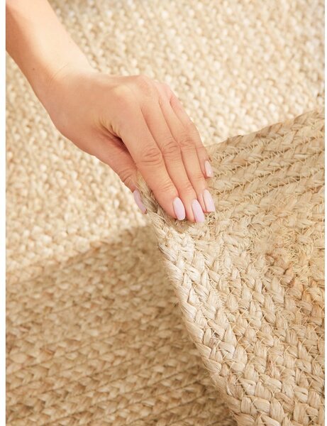 Passatoia colore naturale chiaro in iuta reversibile/tessuta a mano 80x200 cm Juno – Hanse Home
