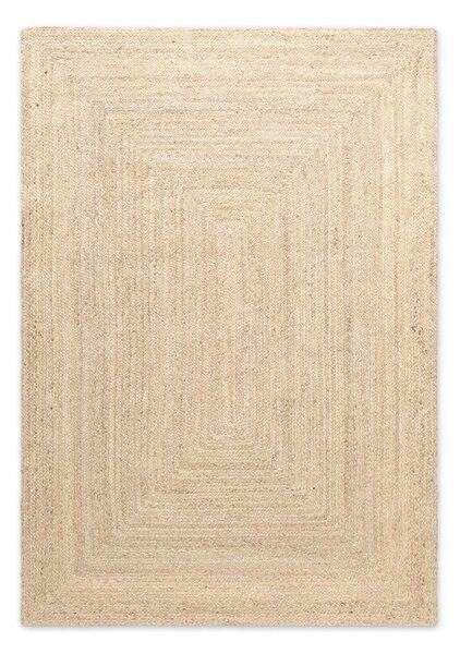 Tappeto colore naturale chiaro in iuta reversibile/tessuto a mano 120x180 cm Juno – Hanse Home