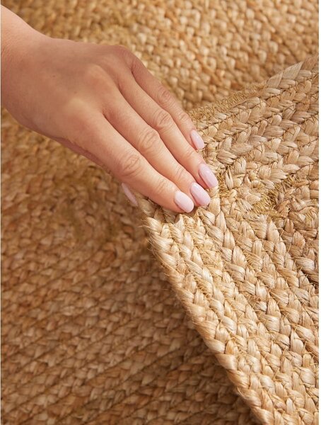 Passatoia di colore naturale in iuta reversibile/tessuta a mano 80x200 cm Juno – Hanse Home
