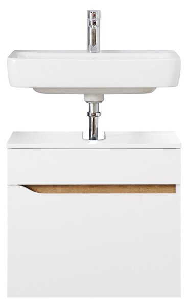 Mobile basso sospeso bianco senza lavello 60x53 cm Set 857 - Pelipal