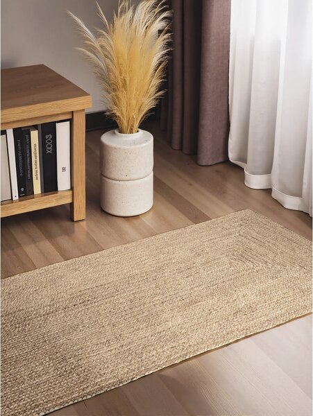 Passatoia colore naturale chiaro in iuta reversibile/tessuta a mano 80x200 cm Juno – Hanse Home