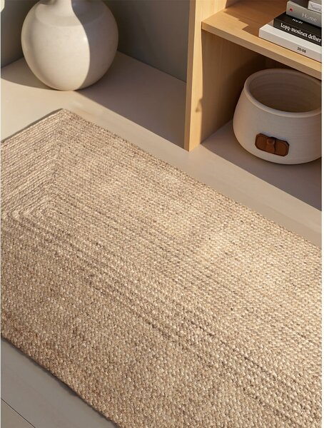 Passatoia colore naturale chiaro in iuta reversibile/tessuta a mano 80x200 cm Juno – Hanse Home