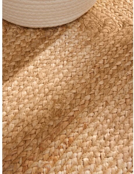 Tappeto di colore naturale in iuta reversibile/tessuto a mano 80x150 cm Juno – Hanse Home