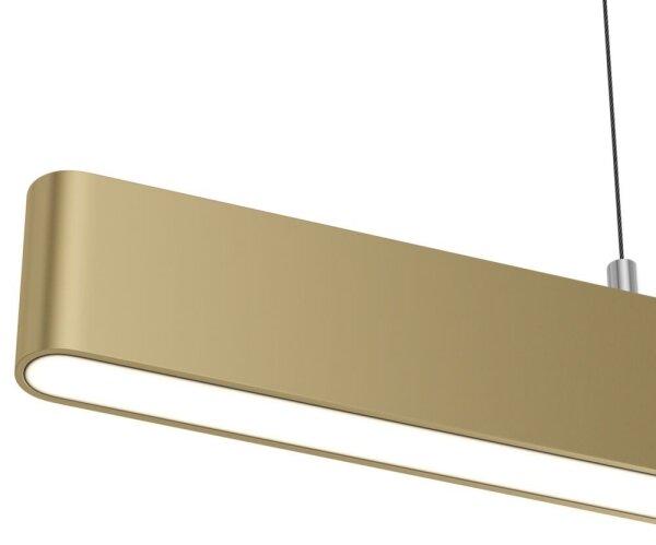 Maytoni P010PL-L23G3K - Lampadario LED a sospensione con filo STEP LED/23W/230V 3000K 91 cm oro