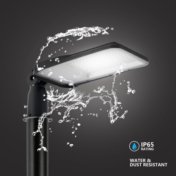 Brilagi-LED Lampione da esterno con palo e cavo 4 m URBANLIGHT LED/100W/230V nero IP65