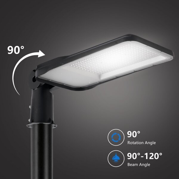 Brilagi-LED Lampada da esterno con palo e cavo da 4 m URBANLIGHT LED/200W/230V nera IP65