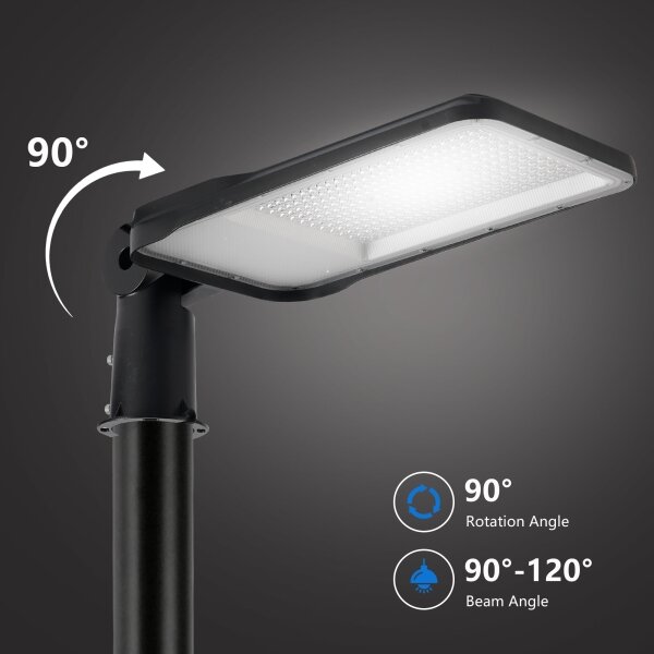 Brilagi-LED Lampada da esterno con palo e cavo 5 m URBANLIGHT LED/200W/230V nera IP65