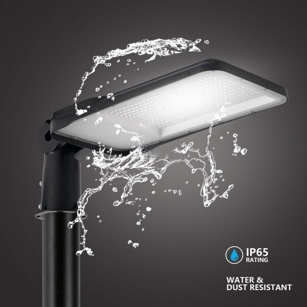 Brilagi-LED Lampada da esterno con palo e cavo 5 m URBANLIGHT LED/200W/230V nera IP65