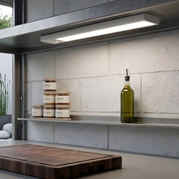 SET 2x illuminazione LED ricaricabile per mobili con sensore VIRO, LED 1,2W/800 mAh, 30cm, CCT, bianco