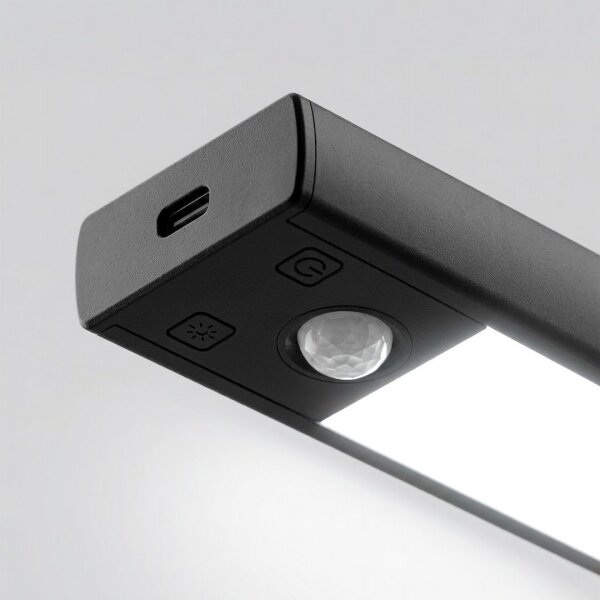Set 2x illuminazione LED ricaricabile per mobili con sensore VIRO LED/1,2W/800 mAh 30cm CCT nero