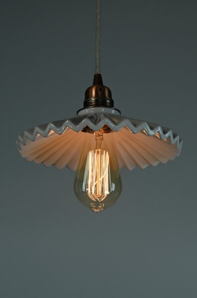 Bohemia-Design - Lampadario in porcellana con cavo 1xE27/60W/230V