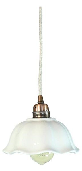 Bohemia-Design - Lampada a sospensione in porcellana con cavo, 1xE27/60W/230V