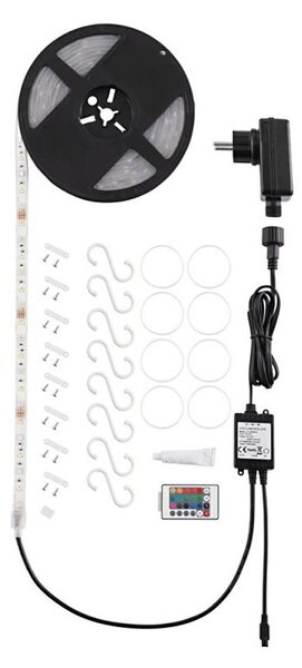 Eglo 32859 - Striscia LED RGB dimmerabile 5 m COB STRIPE LED/12W/230V 4000K IP44 +telecomando