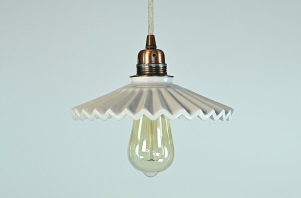 Bohemia-Design - Lampadario in porcellana con cavo 1xE27/60W/230V