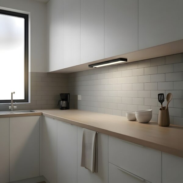 Set 2x illuminazione LED ricaricabile per mobili con sensore VIRO LED/1,2W/800 mAh 30cm CCT nero