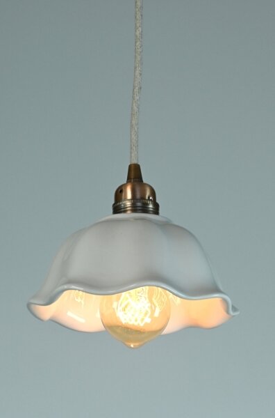 Bohemia-Design - Lampada a sospensione in porcellana con cavo, 1xE27/60W/230V