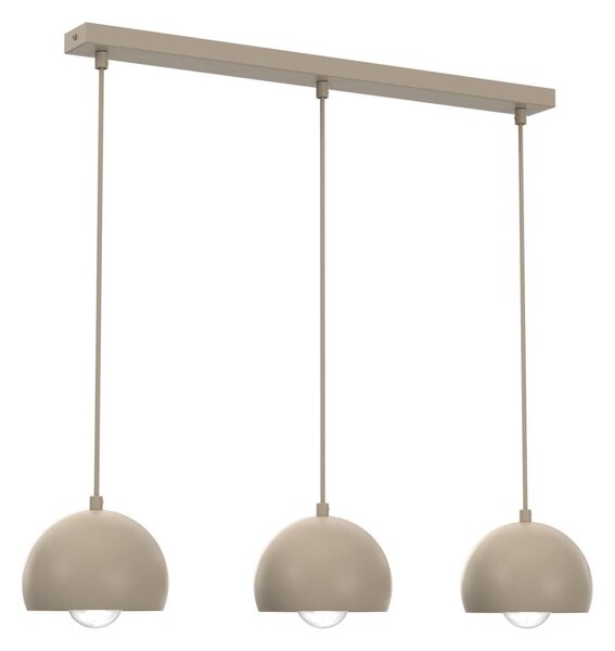 Lampada a sospensione con cavo SOOL 3xE27/15W/230V beige