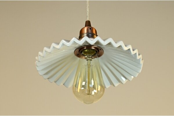 Bohemia-Design - Lampadario in porcellana con cavo 1xE27/60W/230V