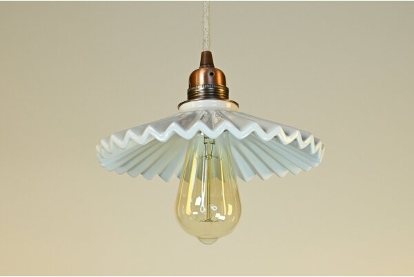 Bohemia-Design - Lampadario in porcellana con cavo 1xE27/60W/230V