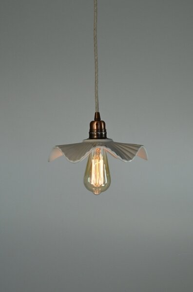 Bohemia-Design - Lampada a sospensione in porcellana con cavo 1xE27/60W/230V