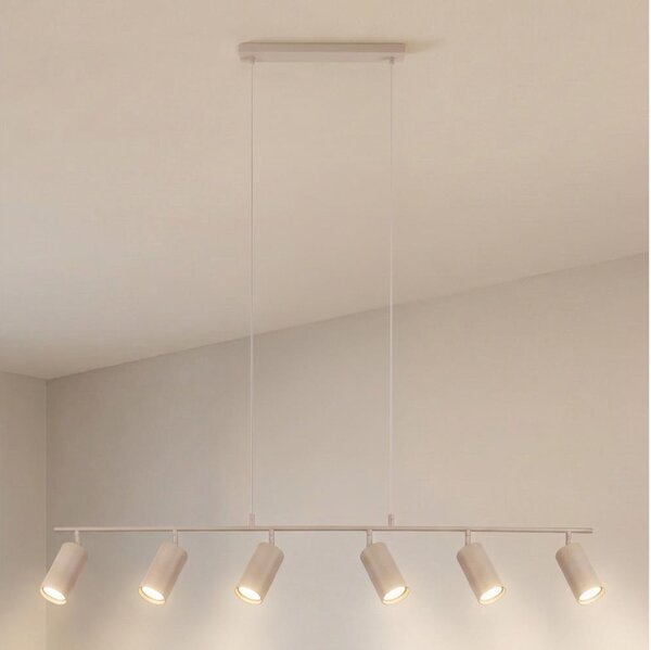 Brilagi - Lampadario a sospensione SELE 6xGU10/30W/230V beige