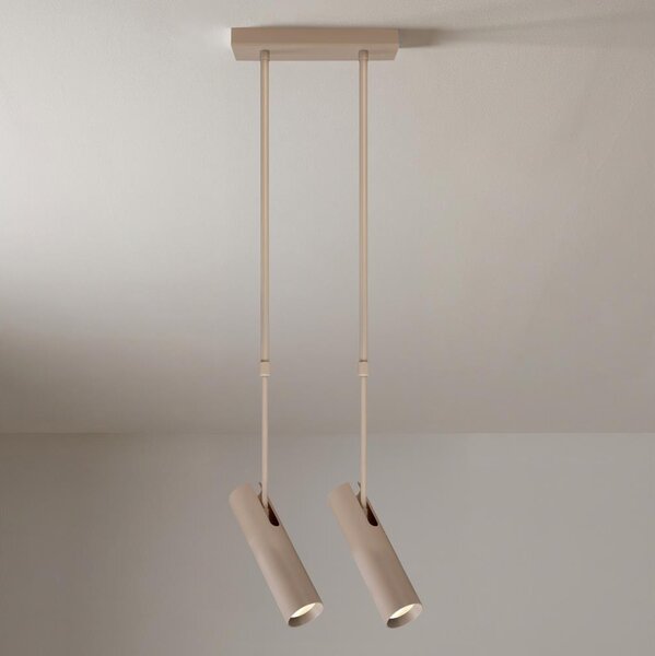Brilagi - Lampadario a stelo SELE 2xGU10/30W/230V beige