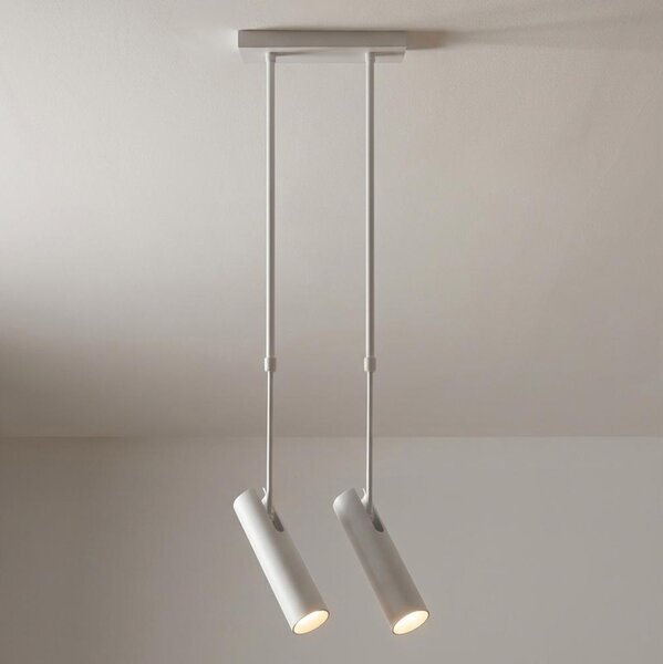 Brilagi - Lampadario su asta SELE 2xGU10/30W/230V bianco