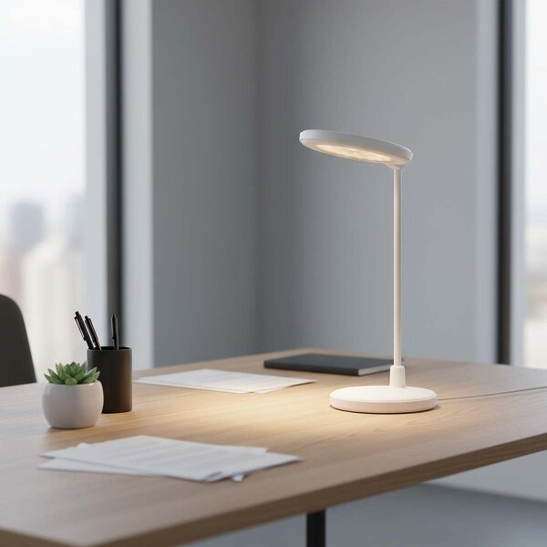 Nedis LTLRM11WT - Lampada LED dimmerabile ricaricabile a sfioramento LED/6W/1200 mAh 3000/4000/5700K bianca
