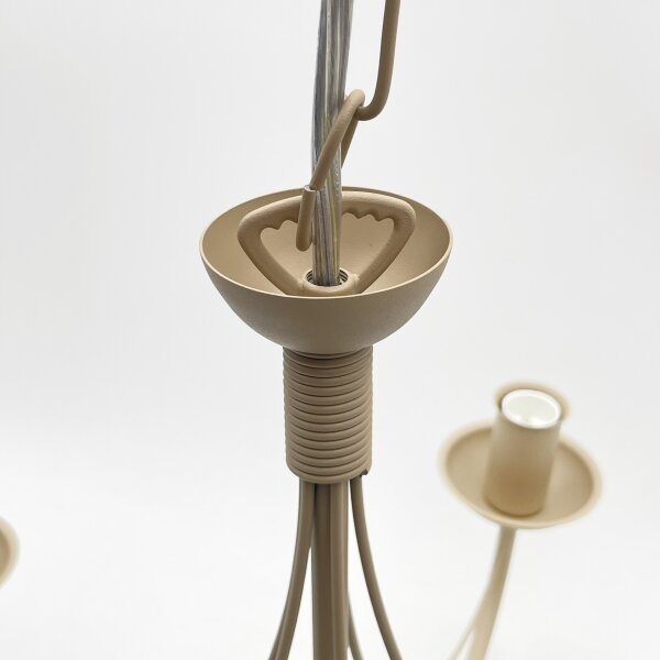 Lampadario a catena ANTON 5xE14/60W/230V beige