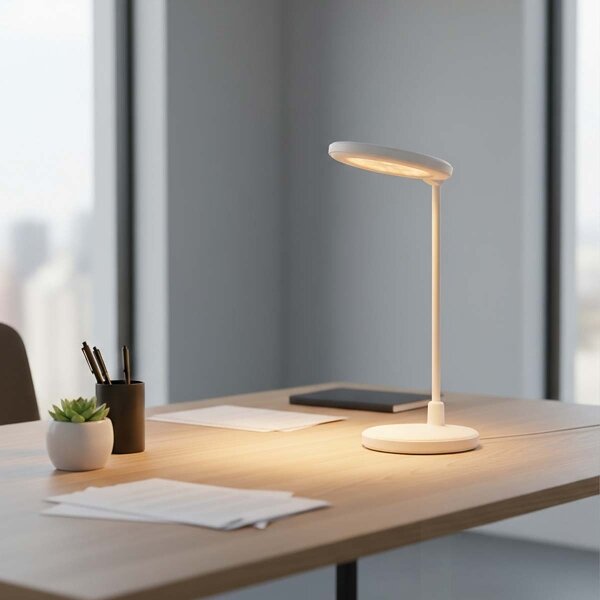Nedis LTLRM11WT - Lampada LED dimmerabile ricaricabile a sfioramento LED/6W/1200 mAh 3000/4000/5700K bianca