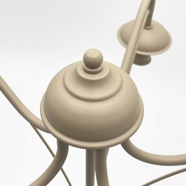 Lampadario a catena ANTON 5xE14/60W/230V beige