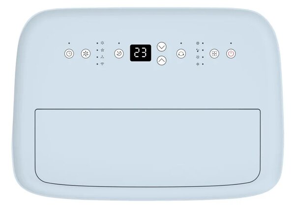 Argo Condizionatore Portatile 13000 Btu/h Climatizzatore con Pompa di Calore Classe A/A Funzione Deumidificatore con Telecomando e Timer colore Bia