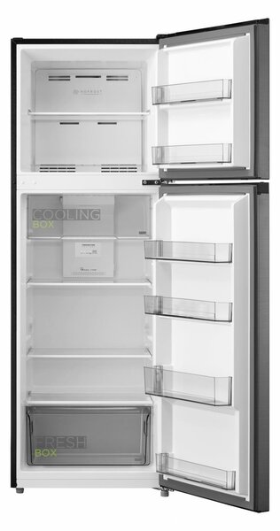 MIDEA Frigorifero Doppia Porta Capacit 266 Litri Classe Energetica E Raffreddamento No Frost colore Acciaio Inox - MDRT385MTE46