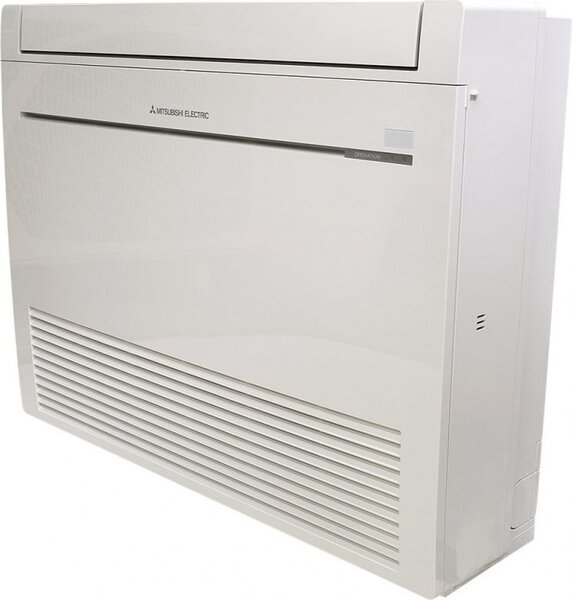MITSUBISHI Climatizzatore a Console 9000 Btu Inverter Monosplit Condizionatore con Pompa di Calore Classe A++/A+ Gas R32 (Unit Interna + Unit Est