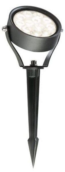 Faretto Orientabile Con Picchetto In Alluminio Grigio Led 9 W 700 Lm 4000K Ciak