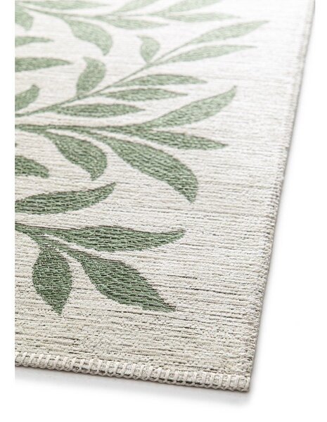 Tappeto da interno/esterno verde/color crema 160x230 cm Lua – Universal