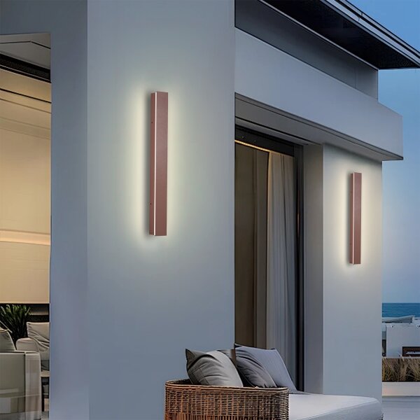 Brilagi - Applique LED da esterno LINEAR LED/12W/230V 3000K IP65 50 cm marrone CRI 90