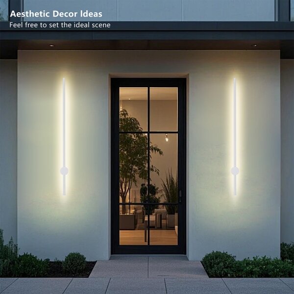 Brilagi - AURA Applique per esterni LED/20W/230V 3000K IP54 97 cm bianca CRI 90