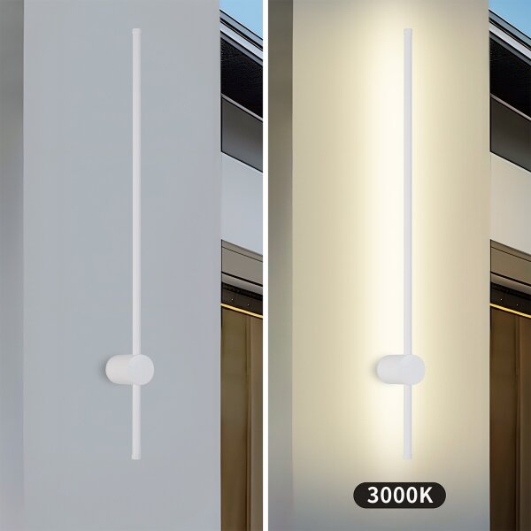 Brilagi - AURA Applique per esterni LED/20W/230V 3000K IP54 97 cm bianca CRI 90