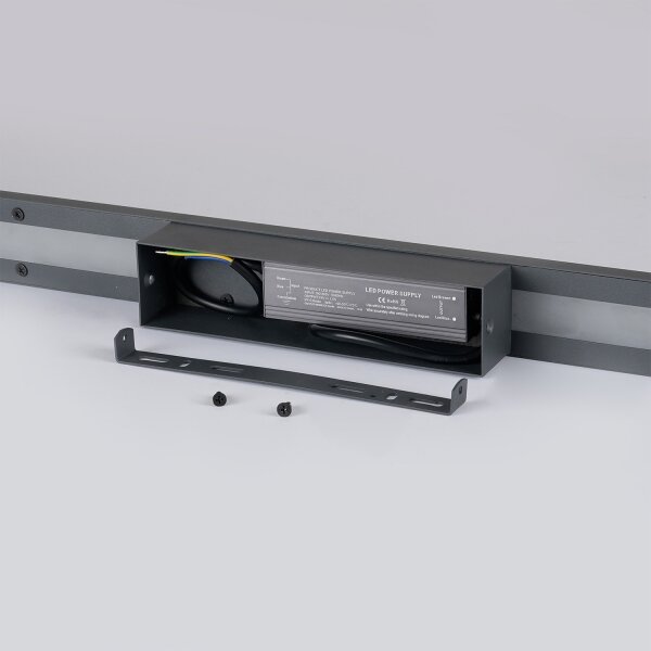 Brilagi - Lampada da parete LED per esterni LUNA, 30W, 230V, 3000K, IP65, 150 cm, antracite, CRI 90