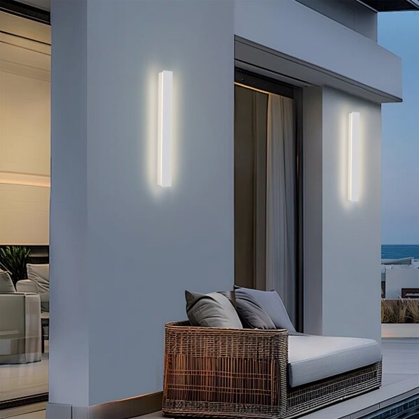 Brilagi - Lampada da parete LED per esterni LINEAR LED/12W/230V 3000K IP65 50 cm bianca CRI 90