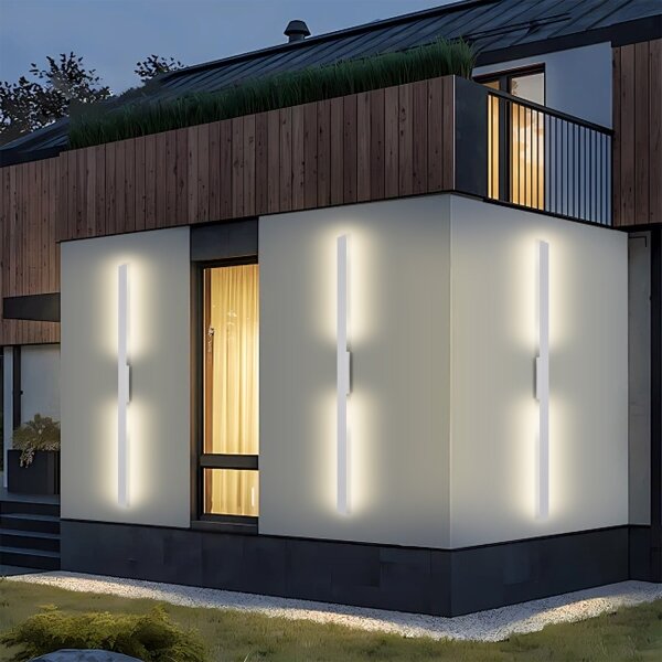 Brilagi - Applique da esterno LED LUNA 30W/230V 3000K IP65 150 cm bianco CRI 90