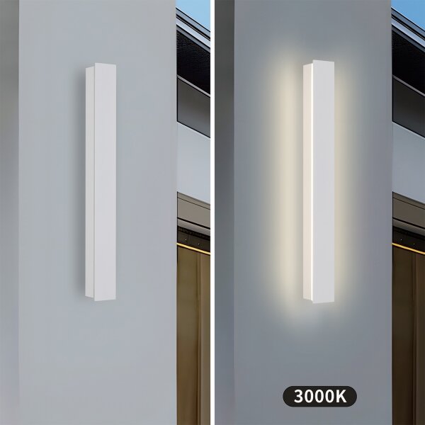 Brilagi - Lampada da parete LED per esterni LINEAR LED/12W/230V 3000K IP65 50 cm bianca CRI 90