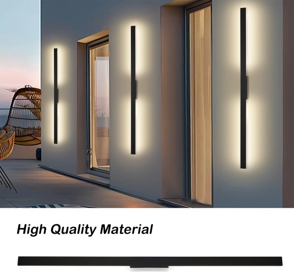 Brilagi - applique LED da esterno LUNA LED/30W/230V 3000K IP65 150 cm nero CRI 90