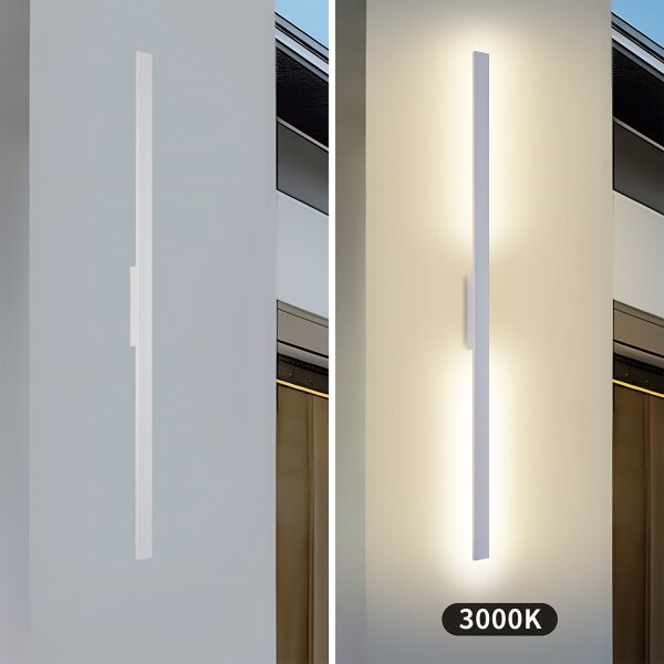 Brilagi - Applique da esterno LED LUNA 30W/230V 3000K IP65 150 cm bianco CRI 90